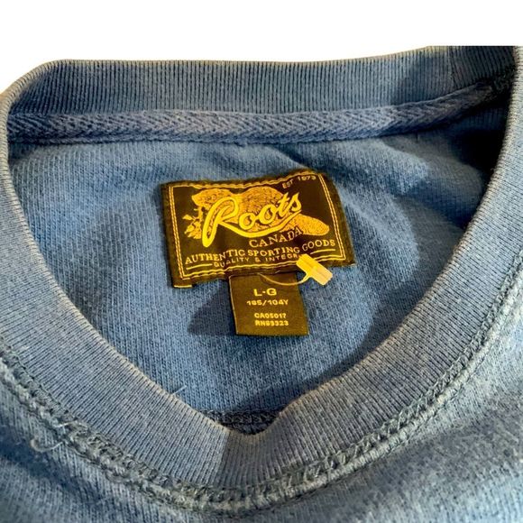 SOLD - Vintage: Roots Crewneck Sweatshirt [Cobalt Blue] 💙 - Picture 4 of 7